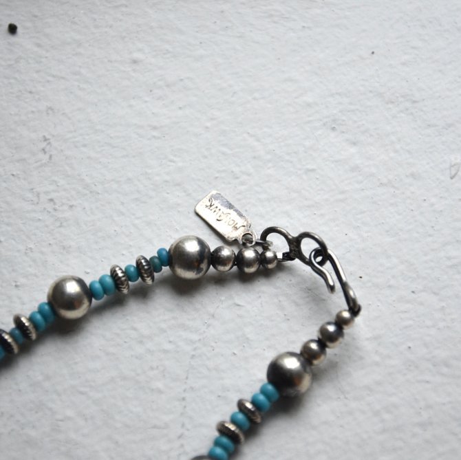 MOHAWK(z[N) Silver Vintage Beads Necklace(10)