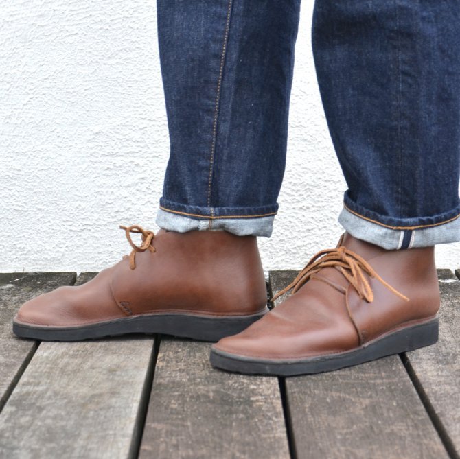 AURORA SHOES(オーロラシューズ) NORTH PACIFIC(MEN'S) -BROWN- #NP-M