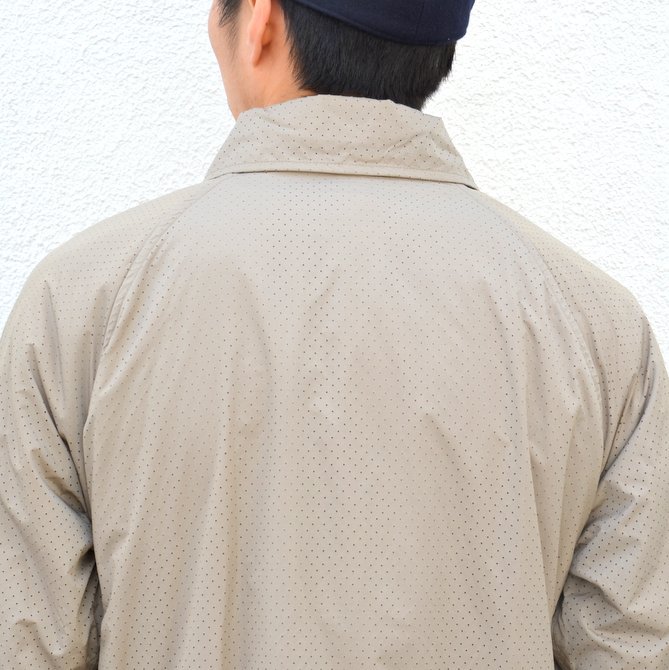 y40% off salezts(s) (eB[GXGX) Perforated Nylon Taffeta Cloth Coach Jacket -(32)Gray Beige- #TT36AJ02 (10)