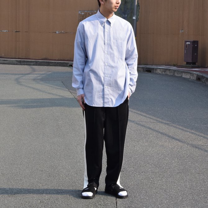 Graphpaper(グラフペーパー) Jersey Track Pants -BLACK- #GM191-40017