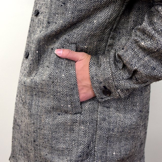 R (܂)/ Dead Stock Silk Wool Shirt Jacket -HERRINBONE- #20a32-B(10)
