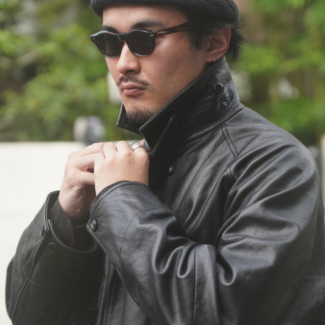 y25AWzCCU(V[V[[)/ COVERALL -BLACK- #SH-61-C-COW-4(10)