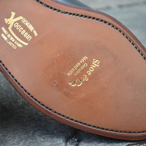 REGAL Shoe&amp;Co.([K V[AhJpj[)  Genuine Moccasin Coin Loafer -BLACK-(11)