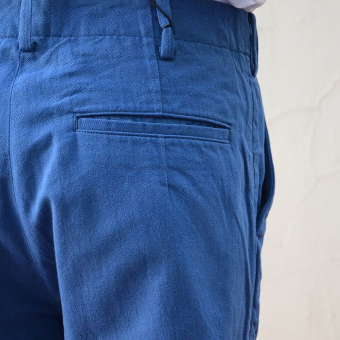 semoh(Z[) cotton chino taipered pants -blue-(11)