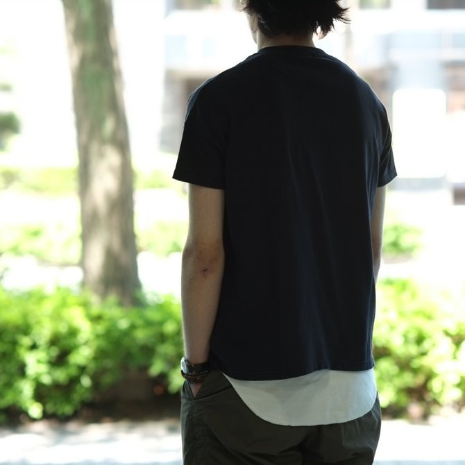 Cal Cru(JN[) C/N S/S RELAXED FIT(MADE IN USA)  -BLACK-ySz(11)