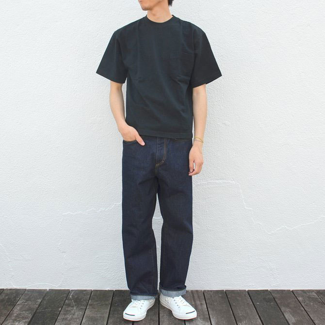CAMBER(Lo[) MAX WEIGHT POCKET TEE -BLACK-(11)