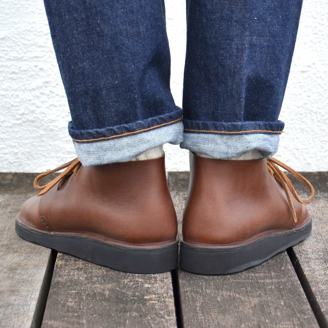 AURORA SHOES(オーロラシューズ) NORTH PACIFIC(MEN'S) -BROWN- #NP-M