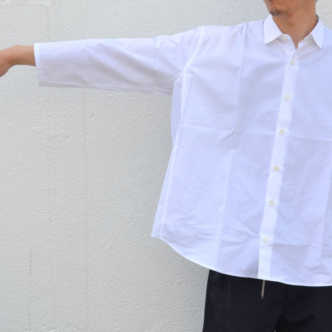semoh(Z[)/ Wide Shirt -WHITE- #SA01-1-05(11)