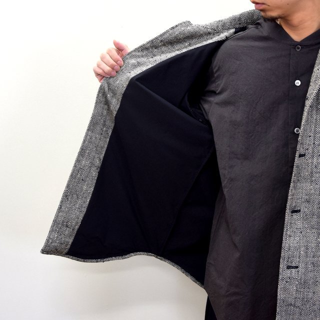 R (܂)/ Dead Stock Silk Wool Shirt Jacket -HERRINBONE- #20a32-B(11)