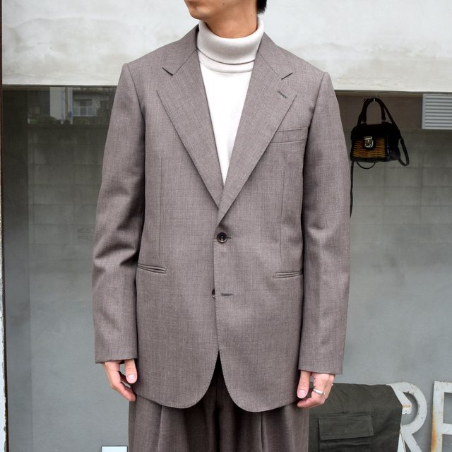 【正規販売店】 Auralee ウールジャケット　セットアップジャケットのみ　サイズ4 テーラードジャケット