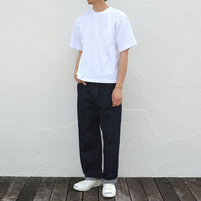 CAMBER(Lo[) MAX WEIGHT POCKET TEE -WHITE-(12)