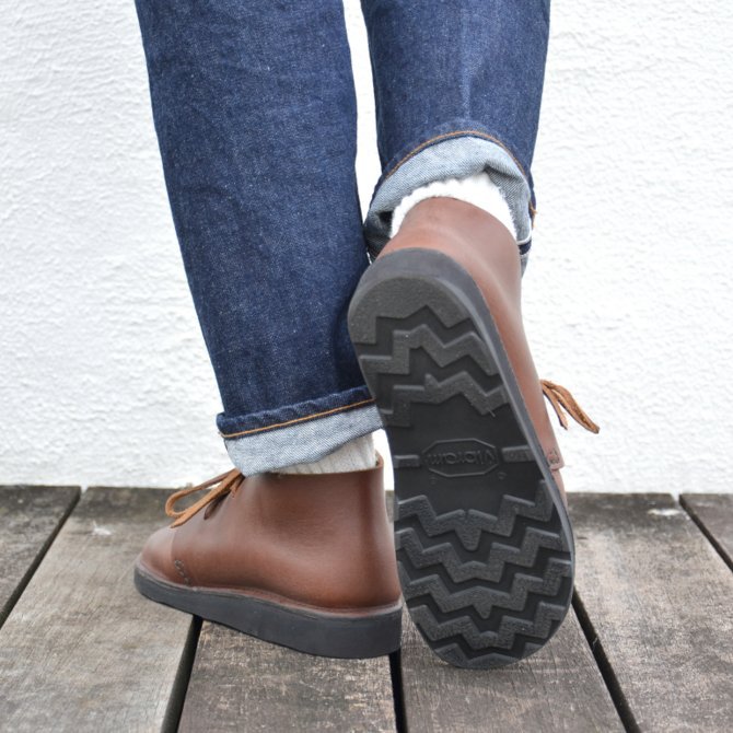 AURORA SHOES(オーロラシューズ) NORTH PACIFIC(MEN'S) -BROWN- #NP-M