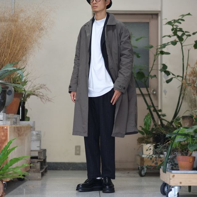 17 AW】SCYE BASICS(サイベーシック) PE/NY 高密度タフタ製品染め 