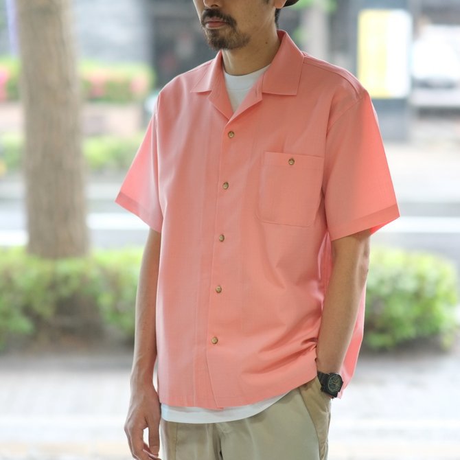 BROWN by 2-tacs (uEoCc[^bNX) OPEN COLLAR -PINK- #B19-S002(12)
