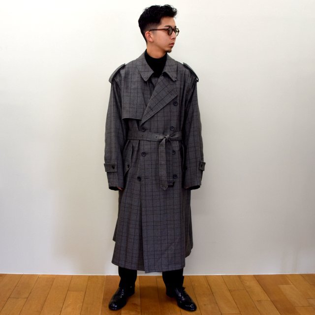 stein(シュタイン)/ DEFORMATION TRENCH COAT -GLEN CHECK- #ST-175-2 ...