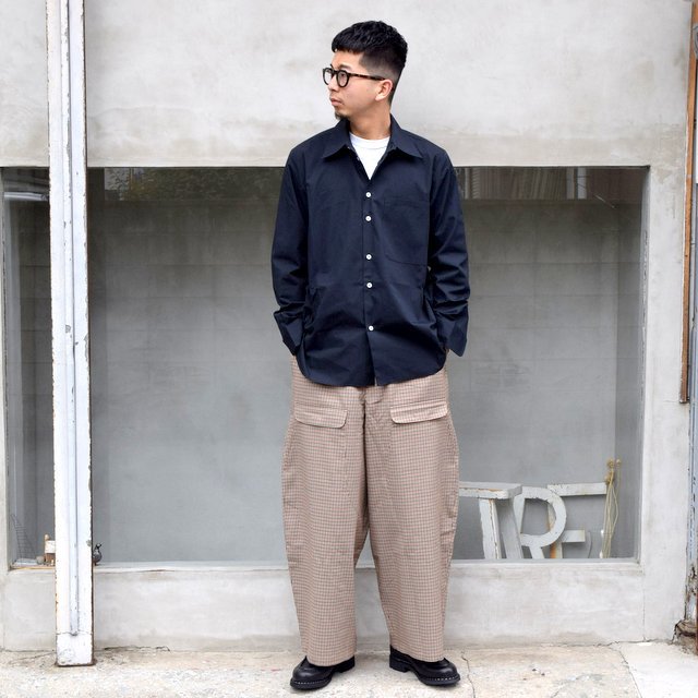 CAMIEL FORTGENS(カミエル フォートゲンス)/ RESEARCH DOUBLE PANTS -CHECK-  #11.11.04／acoustics Men's