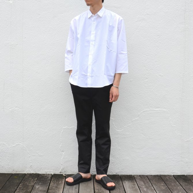 semoh(Z[)/ Wide Shirt -WHITE- #SA01-1-05(13)