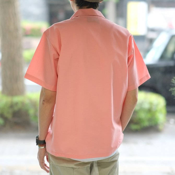 BROWN by 2-tacs (ブラウンバイツータックス) OPEN COLLAR -PINK- #B19 
