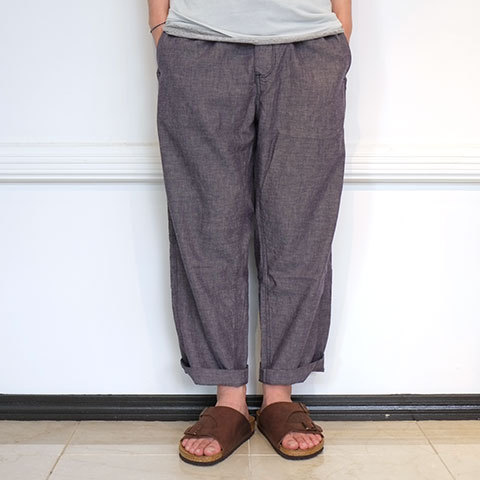 Yarmo([) NAVAL PANTS -CHAMBRAY-(1)