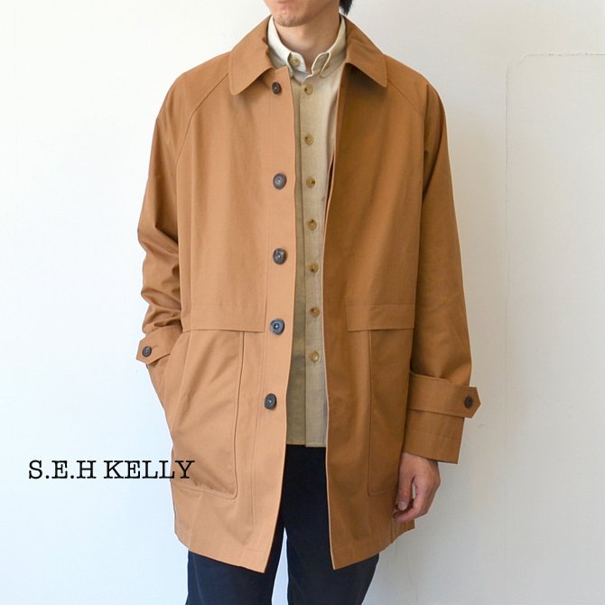 S.E.H KELLY(GXEC[EGC`EP[) / BRITISH VENTILE COAT -(82)CINNAMON- #5021048(1)