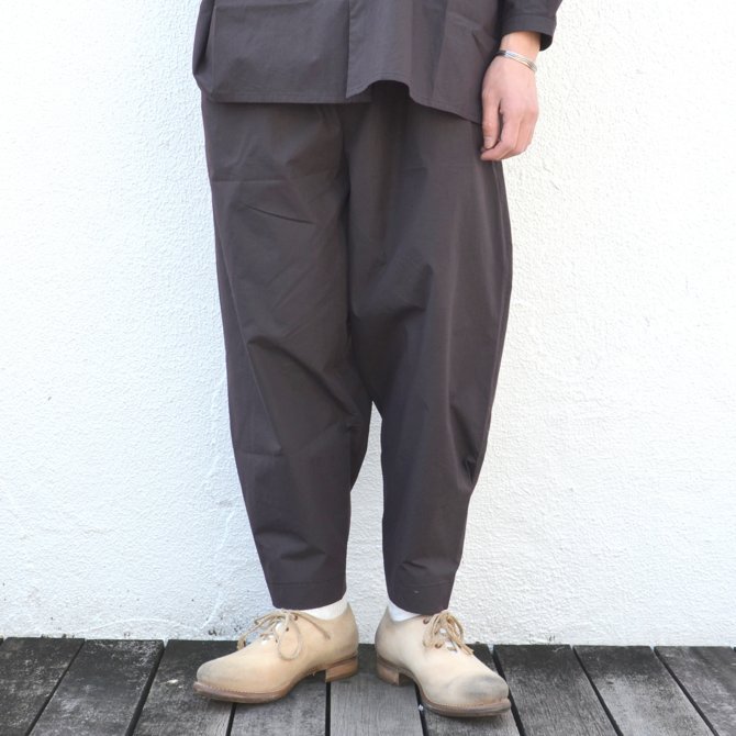 toogood(トゥーグッド) / THE ACROBAT TROUSER COTTON PERCALE -SOOT