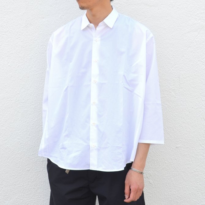 semoh(Z[)/ Wide Shirt -WHITE- #SA01-1-05(1)
