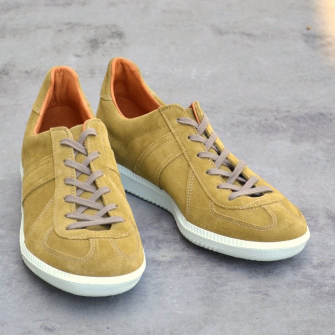 REPRODUCTION OF FOUND(v_NV Iu t@Eh)/ GERMAN MILITARY TRAINER -COYOTE SUEDE- #1700-S(1)