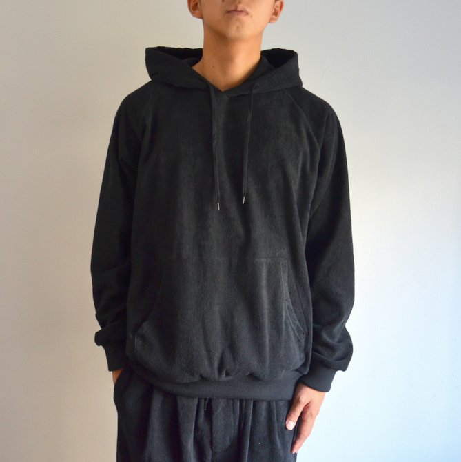 y30% OFF SALEzTHING FABRICS(VO t@ubN)/ Hoodie (Short Pile) -Black- #TFIN-1304(1)