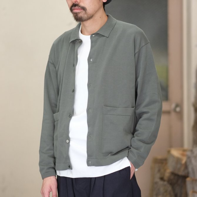 y2018 SSzcrepuscule(NvXL[) Knit Shirt  -Green- #1801-005(1)