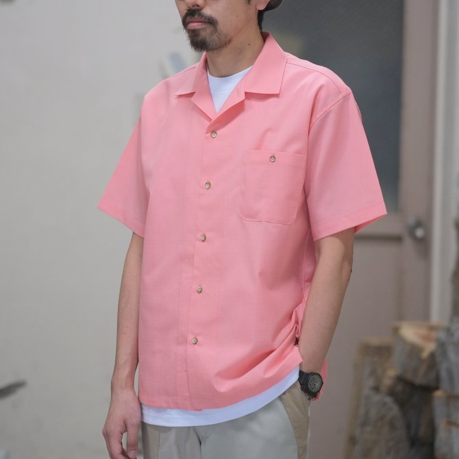 BROWN by 2-tacs (uEoCc[^bNX) OPEN COLLAR -PINK- #B19-S002(1)