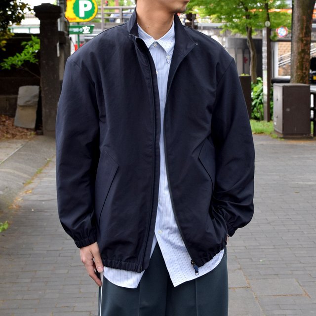 DESCENTE PAUSE (デサントポーズ)/STAND COLLAR ZIP UP BLOUSON-NAVY