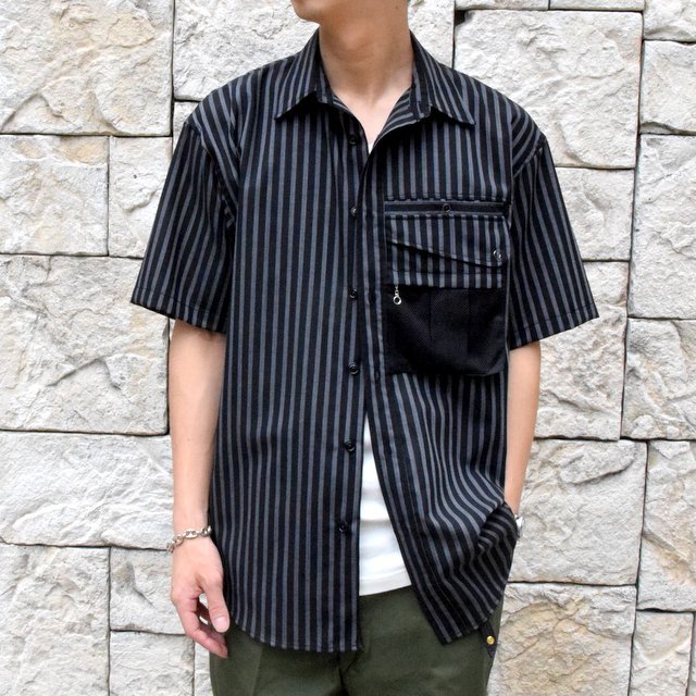 y2019 SSzBROWN by 2-tacs (uEoCc[^bNX) TRAVELER SHIRTS-BLACK- #B21-S003(1)