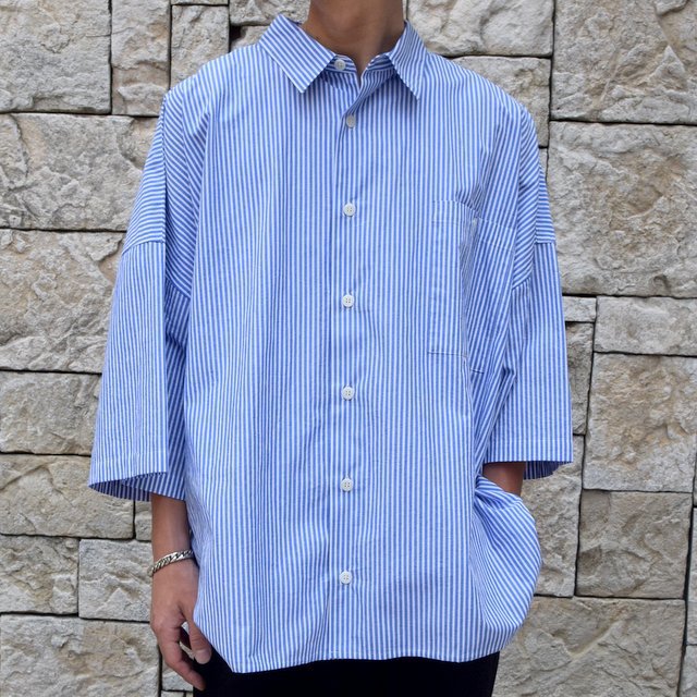 whowhat(フーワット)/5XL SHIRTS -STRIPE-メンズシャス-