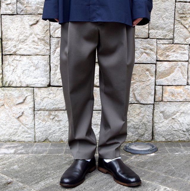 stein】TWO TUCK WIDE TROUSERS | gulatilaw.com