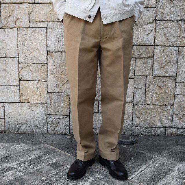 KAPTAIN SUNSHINE Wide Chino Trousers 【ラッピング不可】 3800円引き