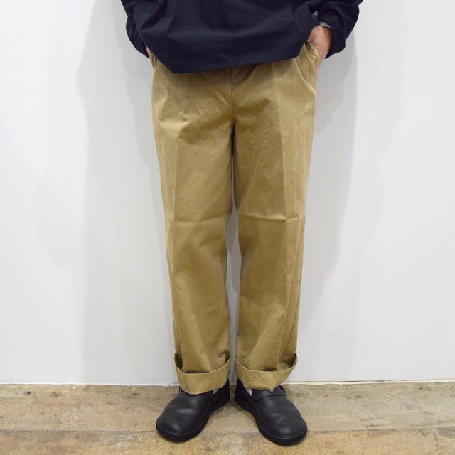 2020】YAECA (ヤエカ)/ CHINO CLOTH PANTS CREASED -KHAKI- #10605