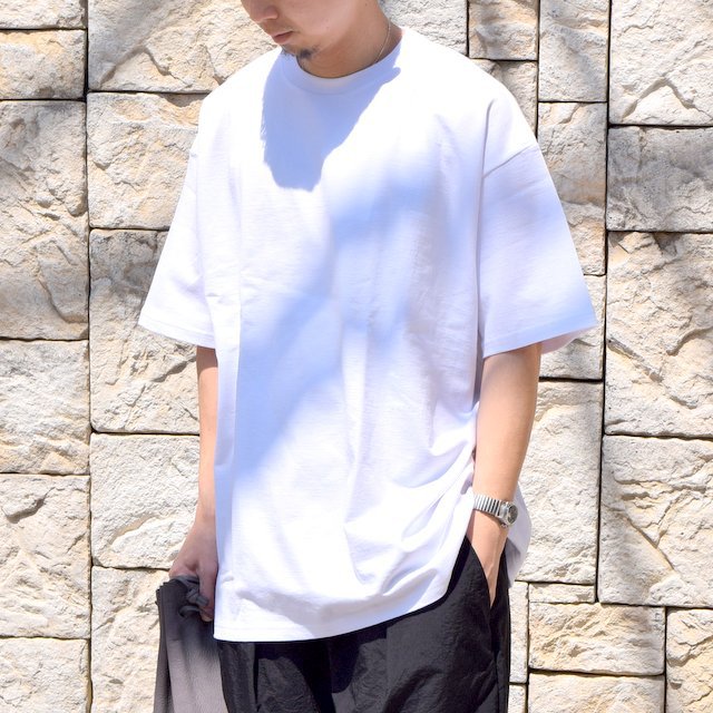 2020】Graphpaper (グラフペーパー)/ OVERSIZED TEE S/S -WHITE 