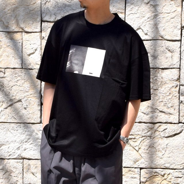 2020】stein(シュタイン)/ PRINT TEE ''TO COMPLETE'' -BLACK- #ST154