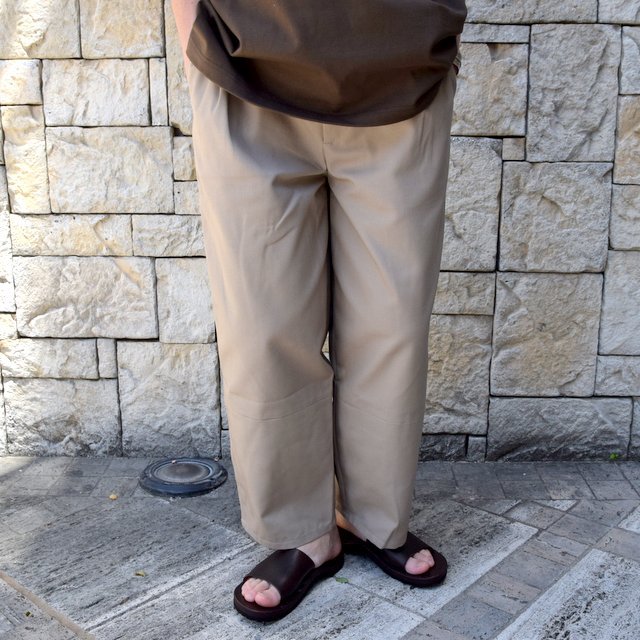 CAMIEL FORTGENS(J~G tH[gQX)/ AUBERGINE PANTS COTON POLY -SAND- #090508(1)