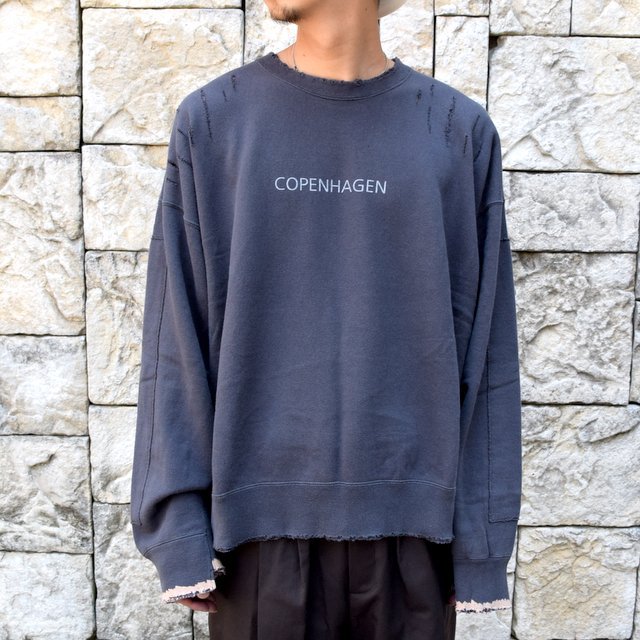 2022新商品 stein/ OVERSIZED LAYERED SWEAT LS BLK | wehandle.com.br