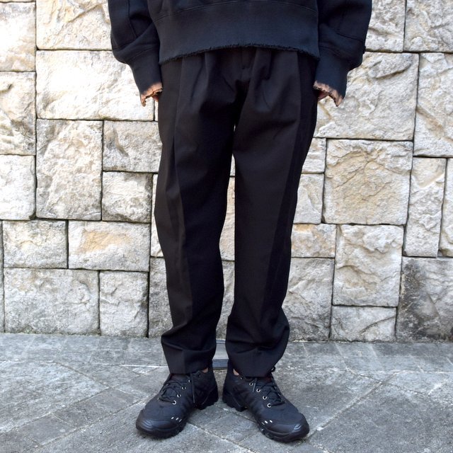 stein(シュタイン)/ WIDE TAPERED TROUSERS -BLACK- #ST178-1