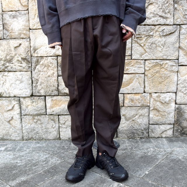 stein(シュタイン)/ WIDE TAPERED TROUSERS -C.BROWN- #ST178-1／acoustics Men's