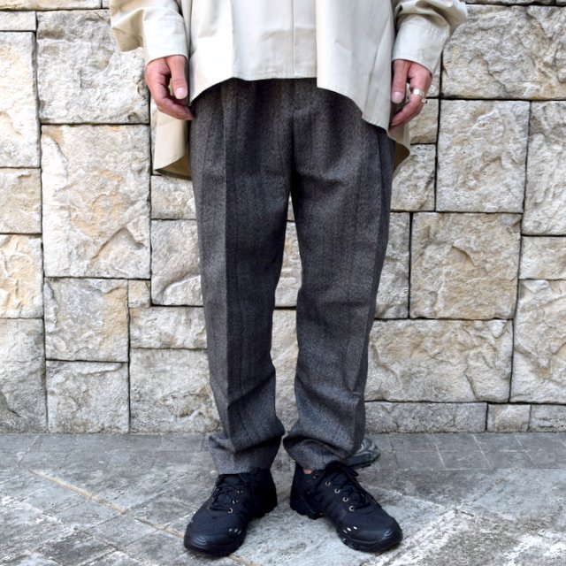 stein】WIDE TAPERED TROUSERS-