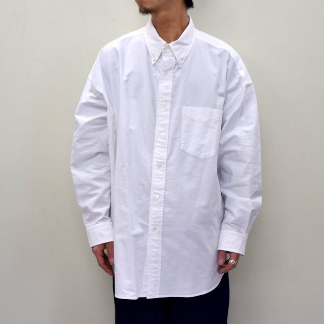 グラフペーパー Oxford Oversized B.D Shirt-