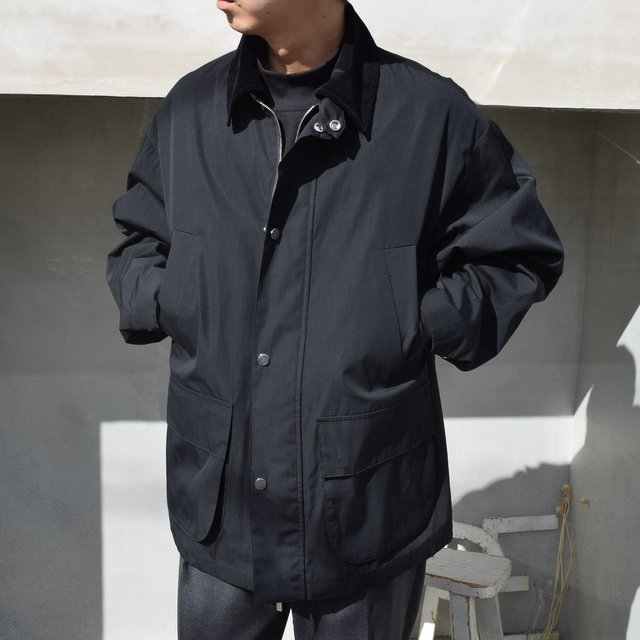  MARKAWARE(}[JEFA)/ WAYFARER COAT II -BLACK- #A21A-01CO02C(1)