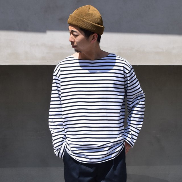 BROWN by 2-tacs (ブラウンバイツータックス)/ CR-BASQUE -WHITE×NAVY ...