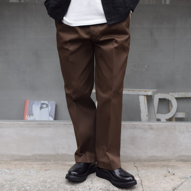 Brown by 2-tacs 19AW STRAIGHT SLACKS | angeloawards.com