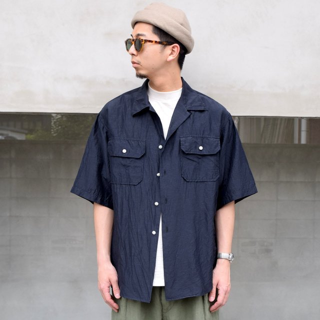 KAPTAIN SUNSHINE (キャプテンサンシャイン)/ OPEN COLLAR SS SHIRT 