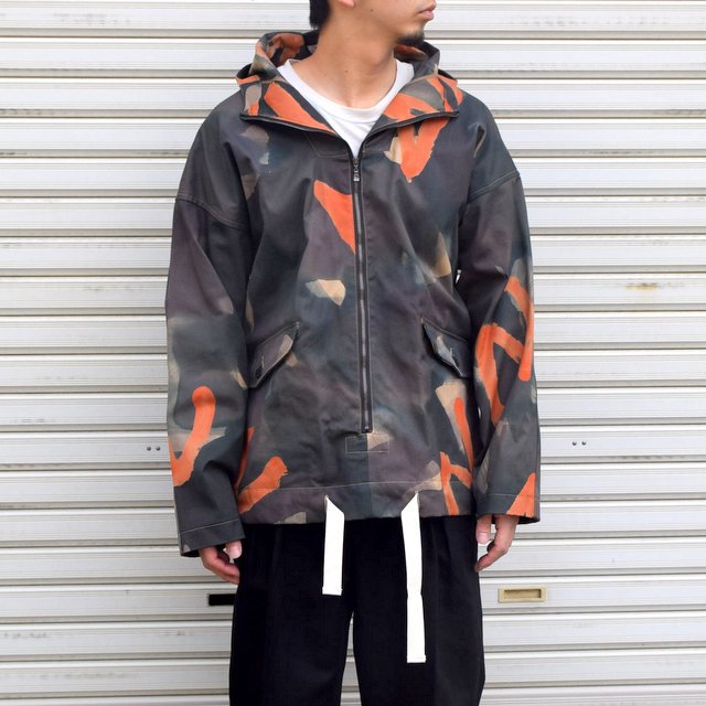 NICENESS(iCXlX)/ BRUSHED BFA SMOCK ''PHIL'' -BEIGE CAMO- #NH-B300DF21(1)