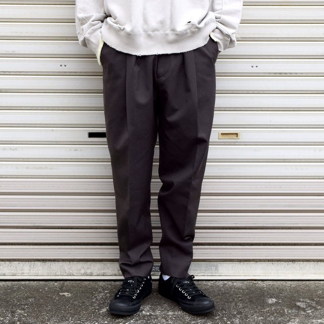 stein(シュタイン)/ WIDE TAPERED TROUSERS -GR.BROWN- #ST278-1(1)